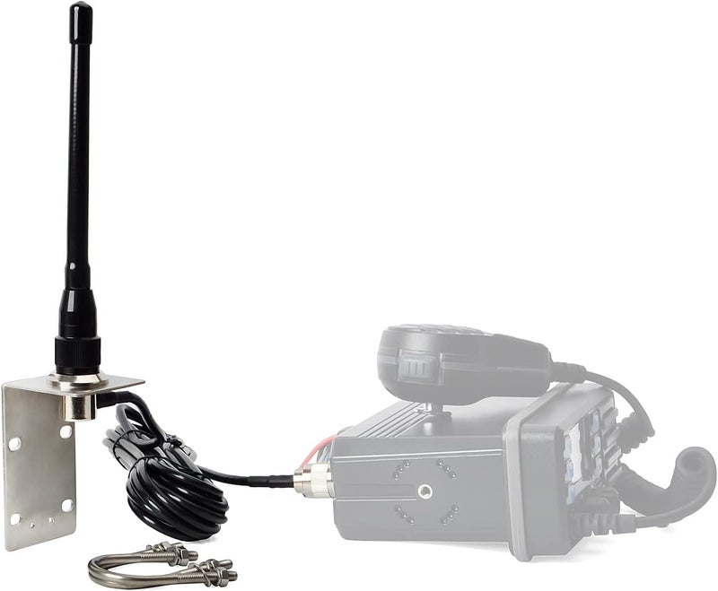 HYS VHF Marine Antenna Low-Profile 156-163Mhz Antennas W/16.4ft(5m) RG58 Low Loss Premium Coaxial Cable with PL259 - Image 5